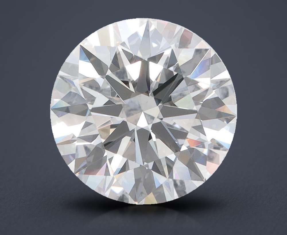 3.92ct D FL Rare Carat Ideal Cut Round Lab Grown Diamond