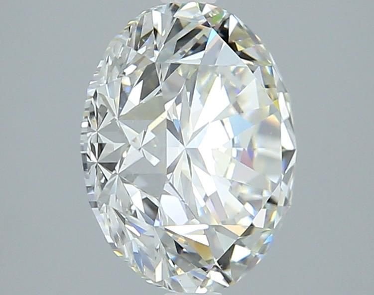 3.83ct I SI1 Rare Carat Ideal Cut Round Diamond