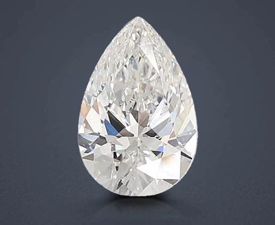 3.57ct F VVS2 Rare Carat Ideal Cut Pear Lab Grown Diamond