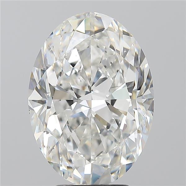 5.03ct F SI1 Rare Carat Ideal Cut Oval Diamond