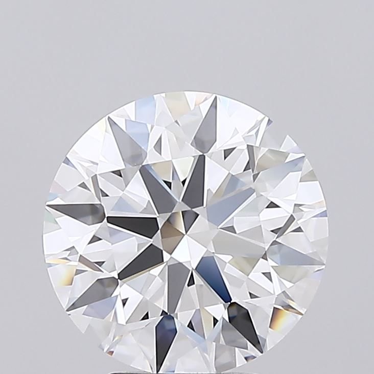 4.21ct E IF Rare Carat Ideal Cut Round Lab Grown Diamond