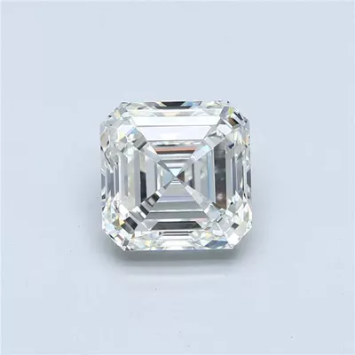 3.03ct I IF Rare Carat Ideal Cut Asscher Diamond