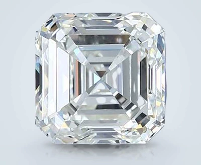 3.03ct I IF Rare Carat Ideal Cut Asscher Diamond