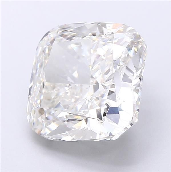 7.21ct F VVS2 Rare Carat Ideal Cut Cushion Lab Grown Diamond