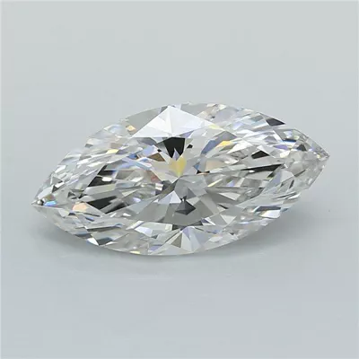 2.76ct F VVS2 Rare Carat Ideal Cut Marquise Lab Grown Diamond