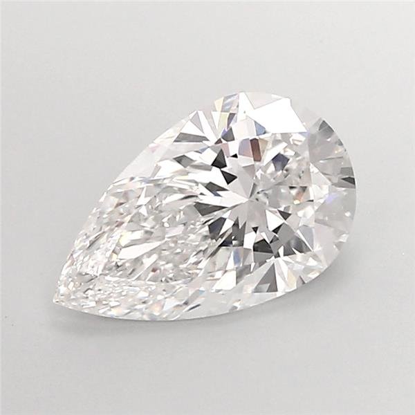 4.06ct E VS1 Rare Carat Ideal Cut Pear Lab Grown Diamond