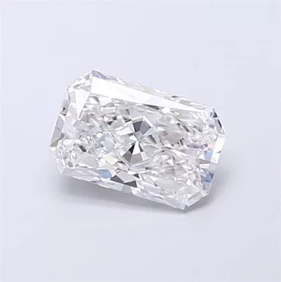 0.66ct D VVS2 Rare Carat Ideal Cut Radiant Lab Grown Diamond