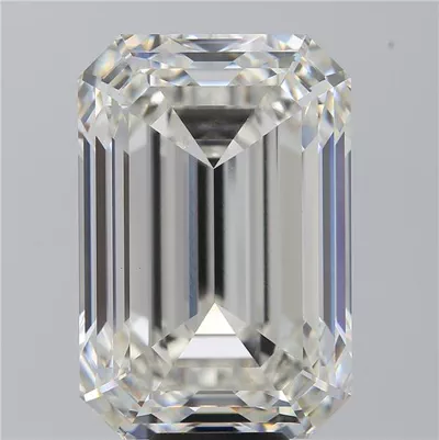 15.05ct G VVS2 Rare Carat Ideal Cut Emerald Lab Grown Diamond