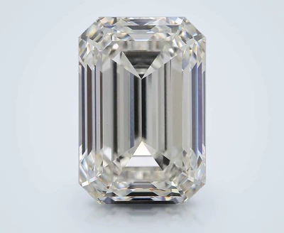 15.05ct G VVS2 Rare Carat Ideal Cut Emerald Lab Grown Diamond