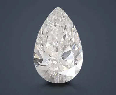 3.03ct E VS1 Rare Carat Ideal Cut Pear Lab Grown Diamond