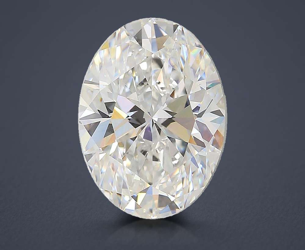 4.08ct E VVS2 Rare Carat Ideal Cut Oval Lab Grown Diamond