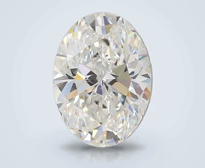 4.08ct E VVS2 Rare Carat Ideal Cut Oval Lab Grown Diamond