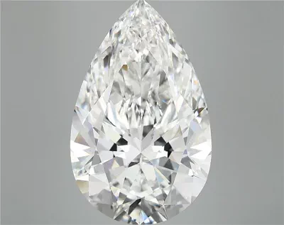 11.89ct F VVS2 Rare Carat Ideal Cut Pear Lab Grown Diamond