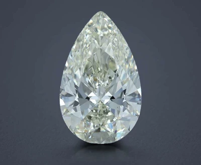 3.02ct K VS1 Rare Carat Ideal Cut Pear Diamond