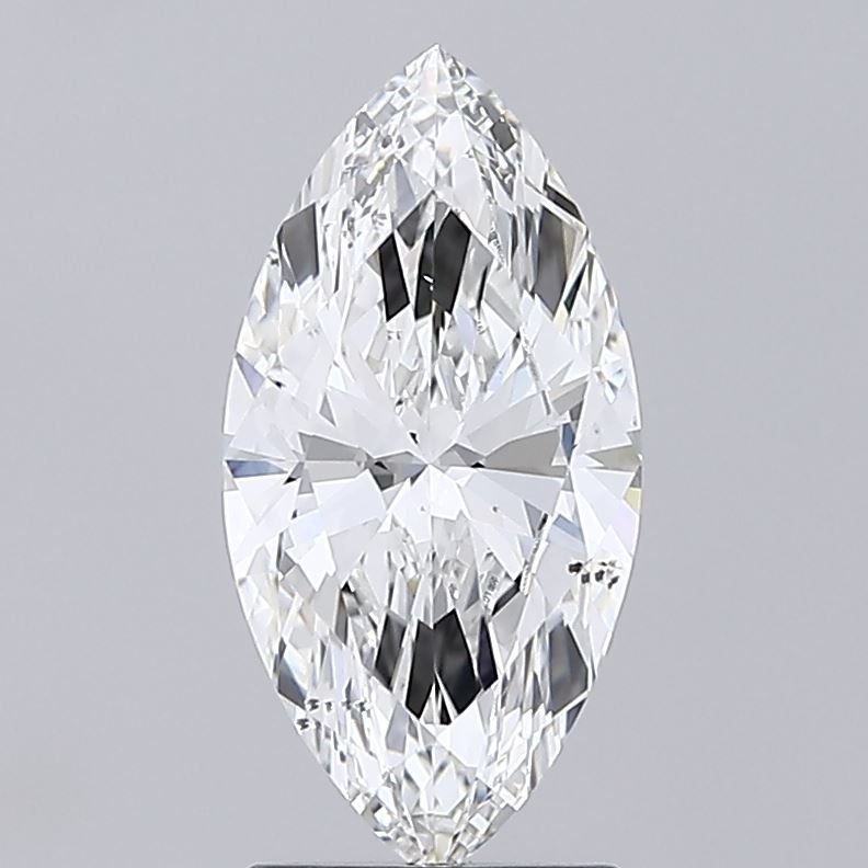 1.91ct F SI1 Rare Carat Ideal Cut Marquise Lab Grown Diamond
