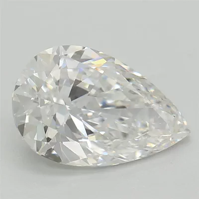 1.09ct E VVS2 Rare Carat Ideal Cut Pear Lab Grown Diamond