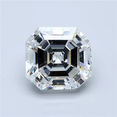 5.01ct F SI1 Very Good Cut Asscher Diamond