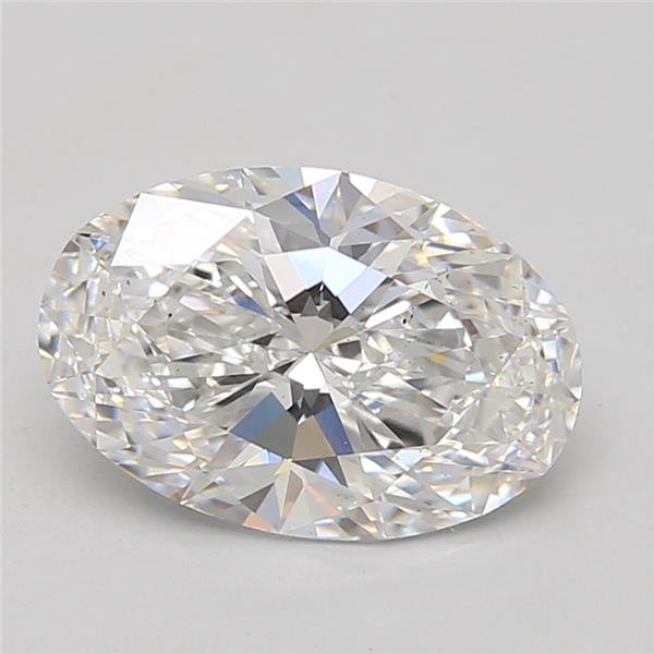 3.05ct E SI1 Rare Carat Ideal Cut Oval Lab Grown Diamond