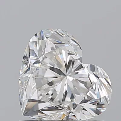 1.01ct G SI1 Rare Carat Ideal Cut Heart Diamond