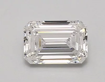 0.91ct D VVS2 Rare Carat Ideal Cut Emerald Lab Grown Diamond