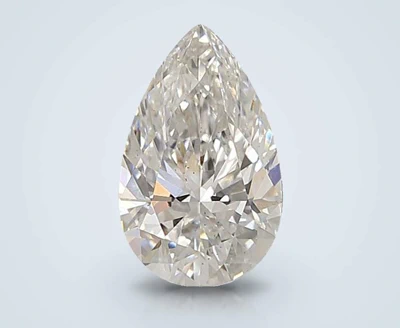 1.38ct E VS2 Rare Carat Ideal Cut Pear Lab Grown Diamond