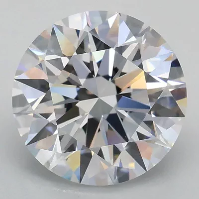 2.08ct D VS1 Rare Carat Ideal Cut Round Lab Grown Diamond