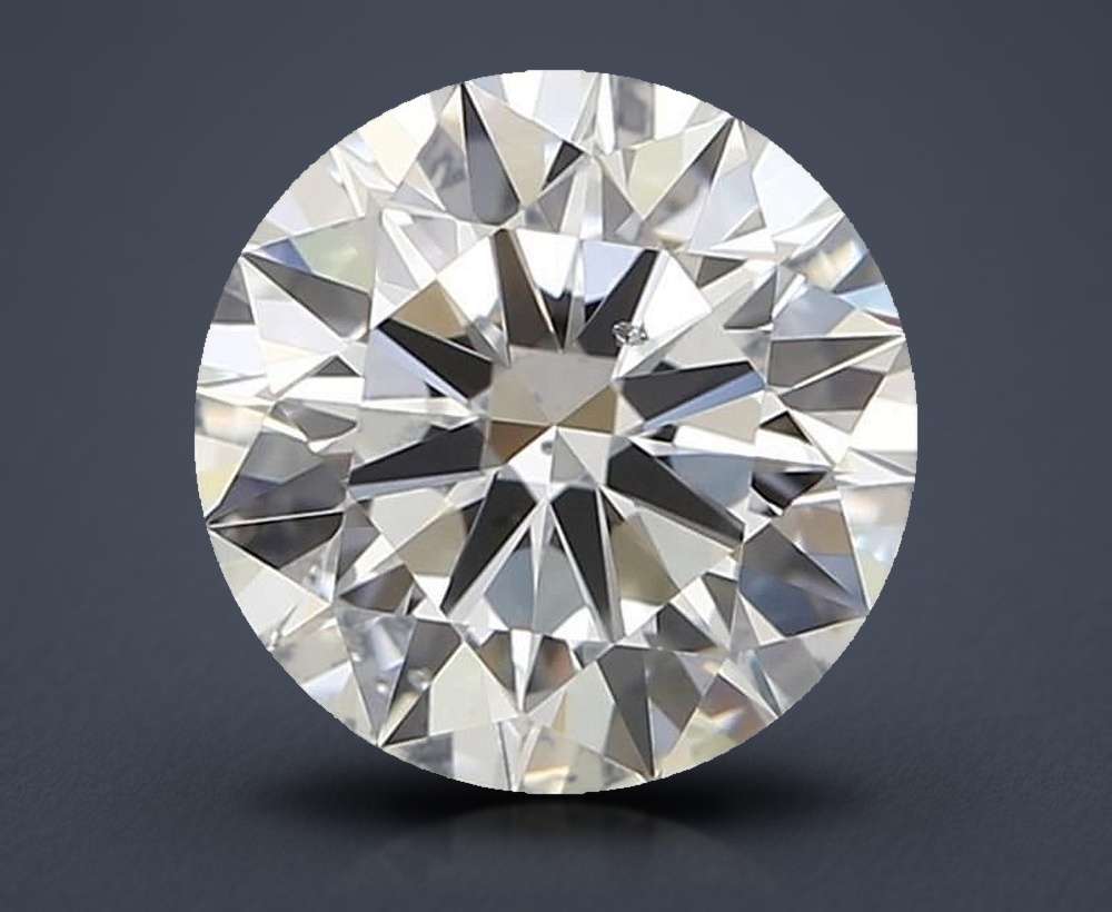0.91ct F SI1 Rare Carat Ideal Cut Round Diamond