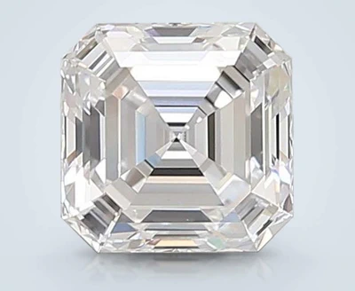 2.97ct E VS1 Excellent Cut Asscher Lab Grown Diamond