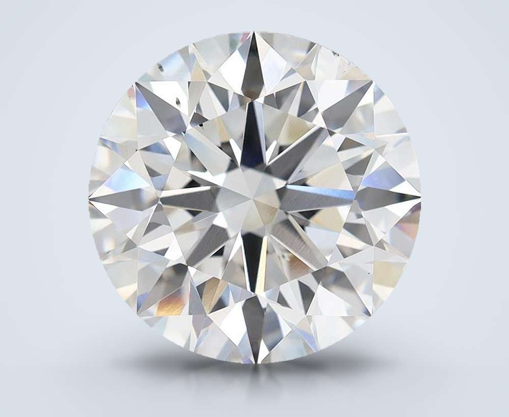 7.04ct G VS2 Rare Carat Ideal Cut Round Lab Grown Diamond