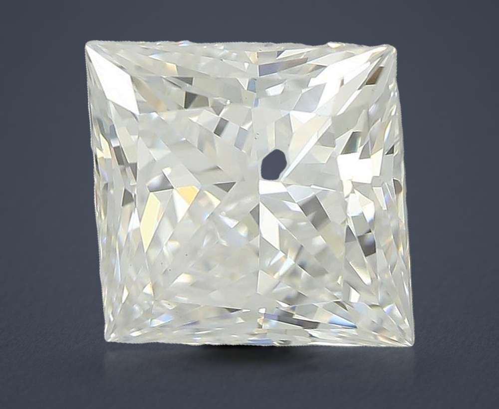 2.58ct E VS1 Rare Carat Ideal Cut Princess Lab Grown Diamond