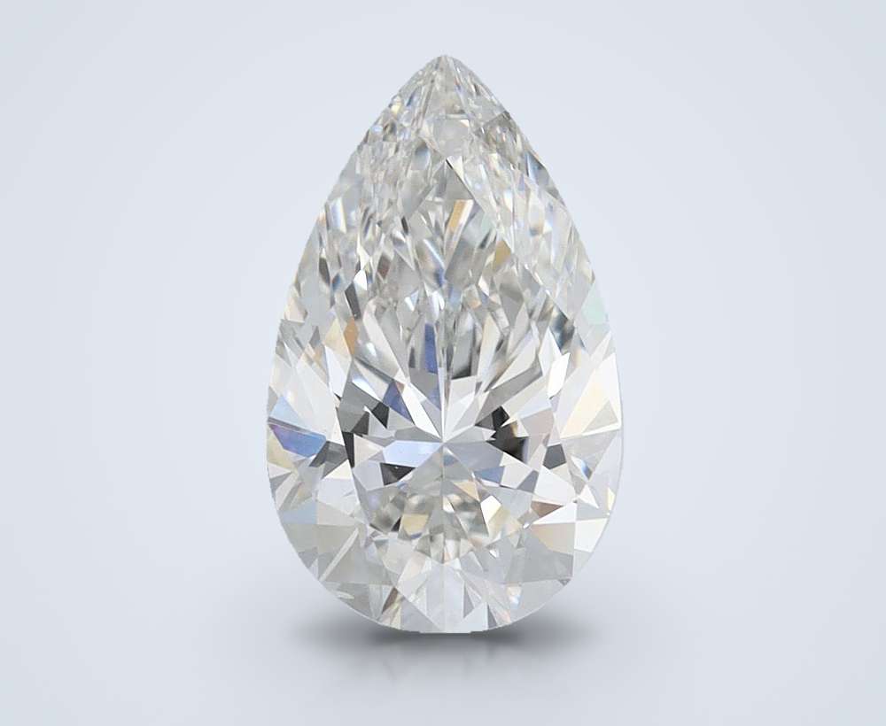 2.02ct F VS1 Rare Carat Ideal Cut Pear Lab Grown Diamond