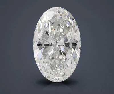 10.54ct F VS2 Rare Carat Ideal Cut Oval Lab Grown Diamond