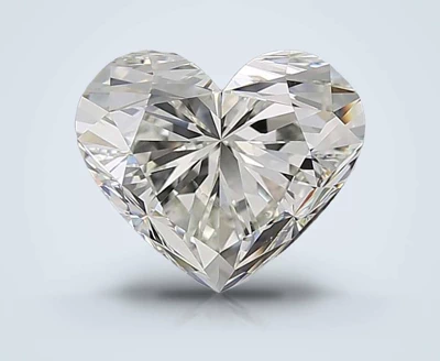 3.01ct H SI1 Rare Carat Ideal Cut Heart Diamond