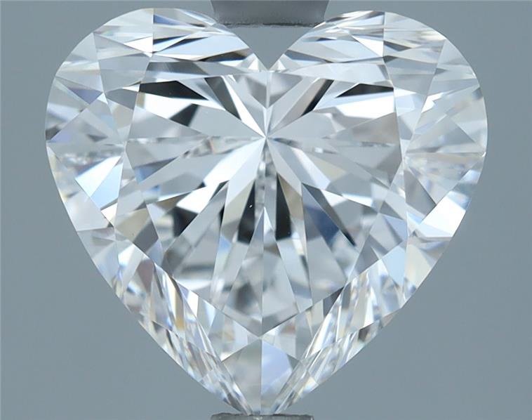 2.50ct E VS2 Rare Carat Ideal Cut Heart Diamond