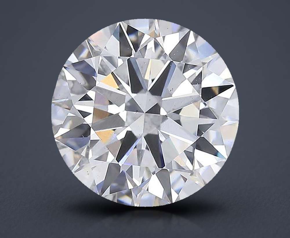 8.03ct F VS2 Excellent Cut Round Lab Grown Diamond
