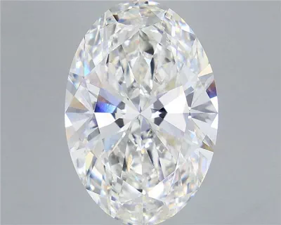 12.08ct F VVS2 Rare Carat Ideal Cut Oval Lab Grown Diamond