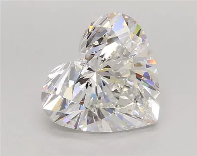 4.06ct E VVS2 Rare Carat Ideal Cut Heart Lab Grown Diamond
