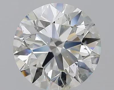 4.01ct J SI2 Excellent Cut Round Diamond