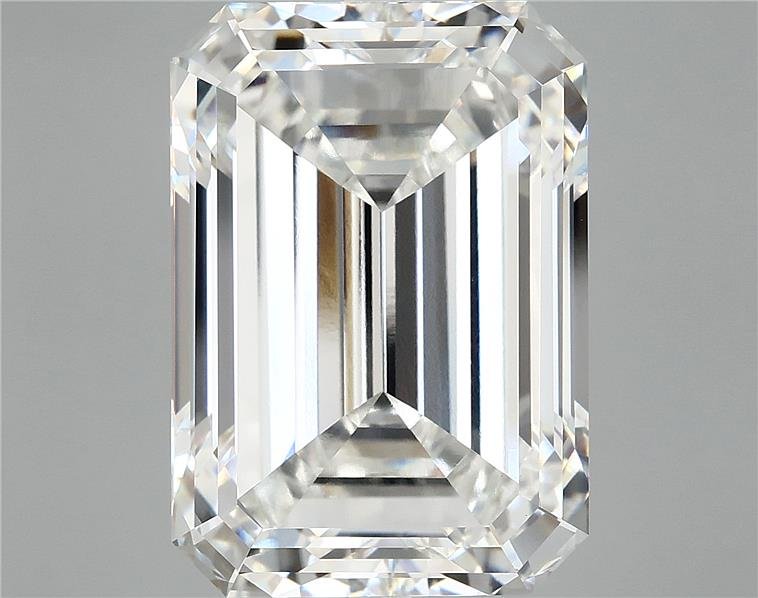 13.62ct F VVS2 Rare Carat Ideal Cut Emerald Lab Grown Diamond