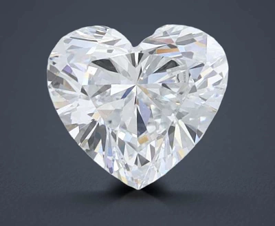 1.05ct D VVS1 Rare Carat Ideal Cut Heart Lab Grown Diamond