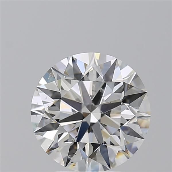 3.02ct E SI1 Rare Carat Ideal Cut Round Diamond