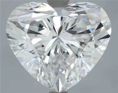 7.03ct D VS2 Rare Carat Ideal Cut Heart Lab Grown Diamond