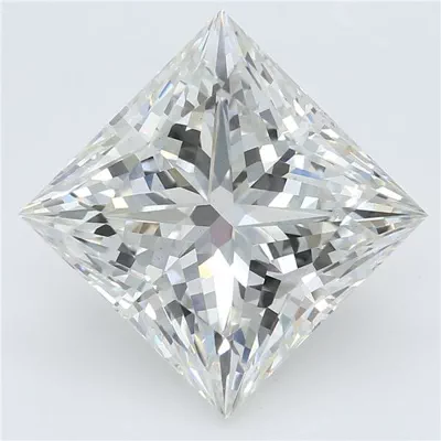 4.01ct H VS2 Rare Carat Ideal Cut Princess Lab Grown Diamond
