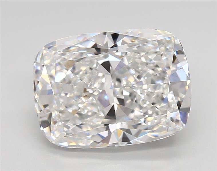 4.18ct E VVS2 Rare Carat Ideal Cut Cushion Lab Grown Diamond