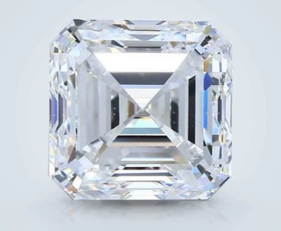 4.01ct F VS2 Very Good Cut Asscher Diamond