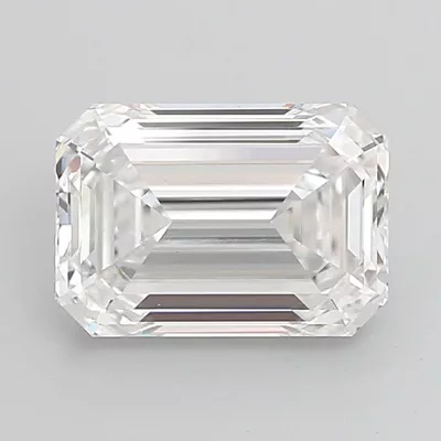 6.08ct D VS1 Rare Carat Ideal Cut Emerald Lab Grown Diamond