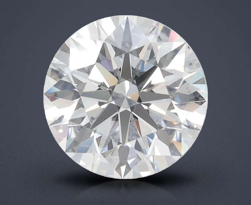 2.53ct D VVS1 Rare Carat Ideal Cut Round Lab Grown Diamond