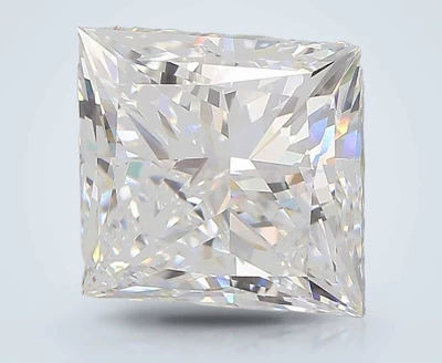 5.09ct E VVS2 Rare Carat Ideal Cut Princess Lab Grown Diamond