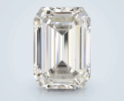 17.04ct G VS2 Rare Carat Ideal Cut Emerald Lab Grown Diamond
