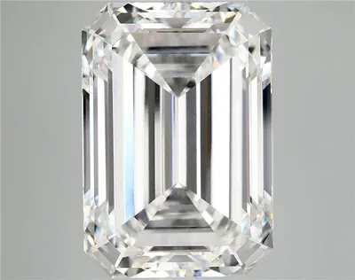 12.22ct F VVS2 Rare Carat Ideal Cut Emerald Lab Grown Diamond